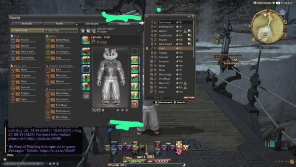FFXIV Account End of Game (All Max lvl 100) Safe Trade - Image 1